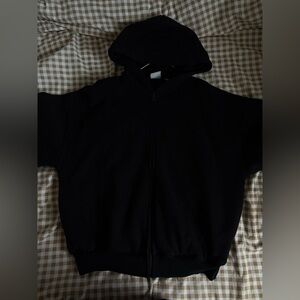 Aritzia Black Mega Zip Hoodie